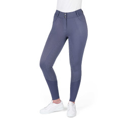 Pantaloni Je t'aime Equithème Elsa donna Grigio / blu Pantaloni Je t'aime Equithème Elsa donna Grigio / blu