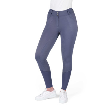 Pantaloni Je t'aime Equithème Elsa donna Grigio / blu Pantaloni Je t'aime Equithème Elsa donna Grigio / blu