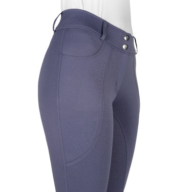 Pantaloni Je t'aime Equithème Elsa donna Grigio / blu Pantaloni Je t'aime Equithème Elsa donna Grigio / blu