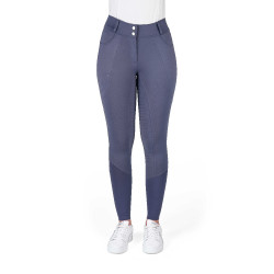 Pantaloni Je t'aime Equithème Elsa donna Grigio / blu Pantaloni Je t'aime Equithème Elsa donna Grigio / blu