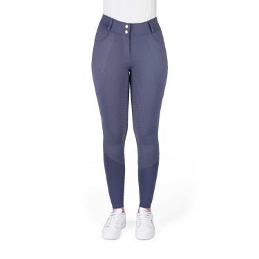 Pantaloni Je t'aime Equithème Elsa donna Grigio / blu Pantaloni Je t'aime Equithème Elsa donna Grigio / blu