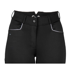 Pantaloni Riding World River Donna Nero Pantaloni Riding World River Donna Nero
