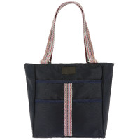 Borsa shopper Equithème Aztec con tasche Marina Blu marino Borsa shopper Equithème Aztec con tasche Marina Blu marino