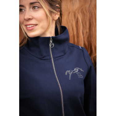 Giacca Pénélope Tweeny strass Marina Blu marino Giacca Pénélope Tweeny strass Marina Blu marino