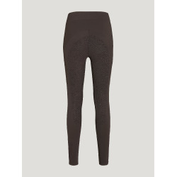 Leggings Tommy Hilfiger Equestrian Elmira invernali full grip donna Cacao Marrone