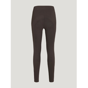 Leggings Tommy Hilfiger Equestrian Elmira invernali full grip donna Cacao Marrone