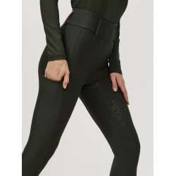 Pantaloni Tommy Hilfiger Equestrian Highland Hybrid donna full grip Spilla Blu Pantaloni Tommy Hilfiger Equestrian Highland Hybrid donna full grip Spilla Blu