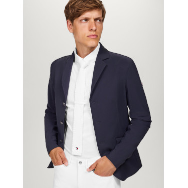 Cravatta Tommy Hilfiger Equestrian in maglia da uomo Adam con cerniera lampo Cravatta Tommy Hilfiger Equestrian in maglia da uomo Adam con cerniera lampo