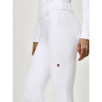 Pantaloni da equitazione Tommy Hilfiger Equestrian Vermont da donna con fondello integrale Bianco ottico Pantaloni da equitazione Tommy Hilfiger Equestrian Vermont da donna con fondello integrale Bianco ottico