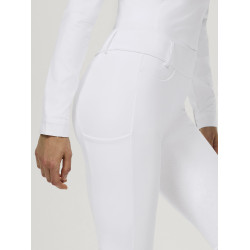 Pantaloni da equitazione Tommy Hilfiger Equestrian Vermont da donna con fondello integrale Bianco ottico Pantaloni da equitazione Tommy Hilfiger Equestrian Vermont da donna con fondello integrale Bianco ottico