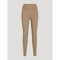 Pantaloni da equitazione Tommy Hilfiger Equestrian Vermont da donna con fondello integrale Fossile