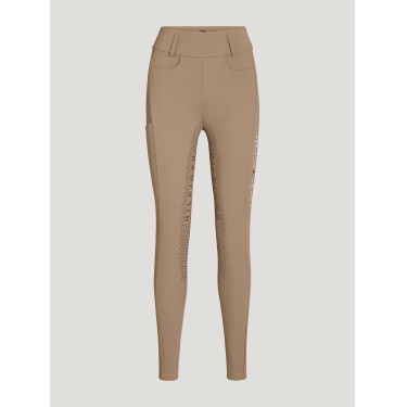 Pantaloni da equitazione Tommy Hilfiger Equestrian Vermont da donna con fondello integrale Fossile