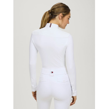 Polo da concorso Tommy Hilfiger Equestrian invernale Verona donna maniche lunghe Polo da concorso Tommy Hilfiger Equestrian invernale Verona donna maniche lunghe