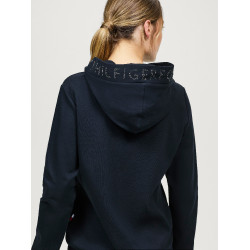 Felpa con cappuccio Tommy Hilfiger Equestrian Strass Laurens donna Felpa con cappuccio Tommy Hilfiger Equestrian Strass Laurens donna