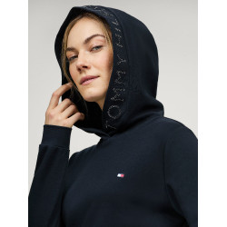 Felpa con cappuccio Tommy Hilfiger Equestrian Strass Laurens donna Felpa con cappuccio Tommy Hilfiger Equestrian Strass Laurens donna