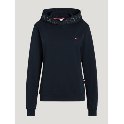 Felpa con cappuccio Tommy Hilfiger Equestrian Strass Laurens donna Felpa con cappuccio Tommy Hilfiger Equestrian Strass Laurens donna