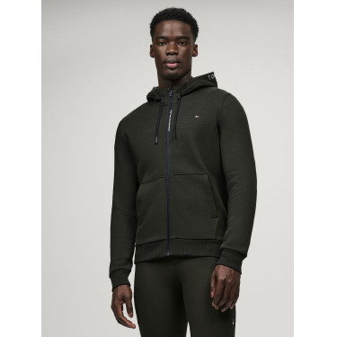 Felpa con cappuccio Tommy Hilfiger Equestrian da uomo con zip Union