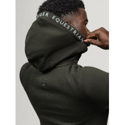 Felpa con cappuccio Tommy Hilfiger Equestrian da uomo con zip Union Felpa con cappuccio Tommy Hilfiger Equestrian da uomo con zip Union