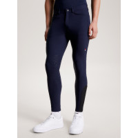 Pantaloni da equitazione da uomo Tommy Hilfiger Equestrian Pro grip al ginocchio Cielo del deserto Blu
