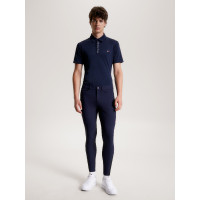 Pantaloni da equitazione da uomo Tommy Hilfiger Equestrian Pro grip al ginocchio Cielo del deserto Blu
