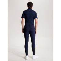 Pantaloni da equitazione da uomo Tommy Hilfiger Equestrian Pro grip al ginocchio Cielo del deserto Blu