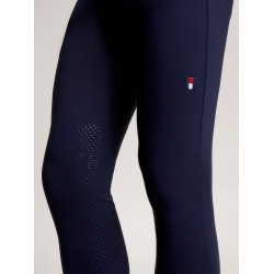 Pantaloni da equitazione da uomo Tommy Hilfiger Equestrian Pro grip al ginocchio Cielo del deserto Blu