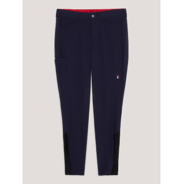Pantaloni da equitazione da uomo Tommy Hilfiger Equestrian Pro grip al ginocchio Cielo del deserto Blu