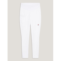 Leggings Tommy Hilfiger Equestrian Elmira donna full grip Bianco ottico Leggings Tommy Hilfiger Equestrian Elmira donna full grip Bianco ottico
