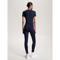 Leggings Tommy Hilfiger Equestrian Elmira donna full grip Cielo del deserto Blu Leggings Tommy Hilfiger Equestrian Elmira donna full grip Cielo del deserto Blu