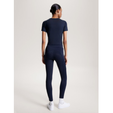 Leggings Tommy Hilfiger Equestrian Elmira donna full grip Cielo del deserto Blu