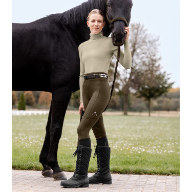 Leggings termici ELT Ella Marrone verde