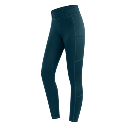 Leggings da equitazione ELT Ella Glam Blu petrolio