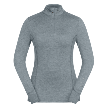 T-shirt con zip ELT funzionale Milano Blu argentato