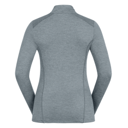 T-shirt con zip ELT funzionale Milano Blu argentato