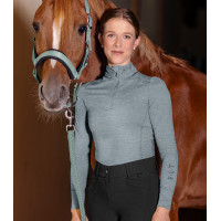 T-shirt con zip ELT funzionale Milano Nero