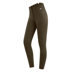 Pantaloni da equitazione ELT Mathilda Glam a vita alta Marrone verde