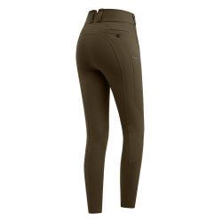 Pantaloni da equitazione ELT Mathilda Glam a vita alta Marrone verde