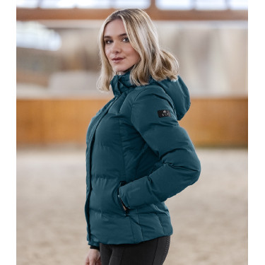 Giacca da equitazione invernale ELT Performance Ohio donna Blu petrolio