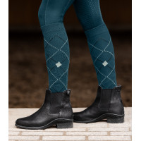 Calze da equitazione ELT Argyle Blu petrolio