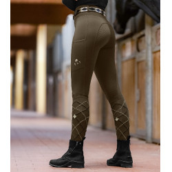 Calze da equitazione ELT Argyle Marrone verde Calze da equitazione ELT Argyle Marrone verde