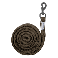Lunga di attacco Waldhausen Plus con moschettone standard, finiture scure Marrone verde