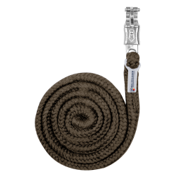 Lunga da cavezza Waldhausen Economic con moschettone anti-panico Marrone verde