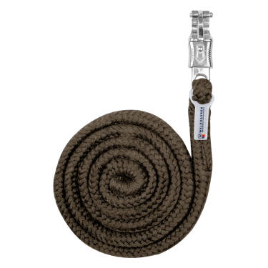 Lunga da cavezza Waldhausen Economic con moschettone anti-panico Marrone verde