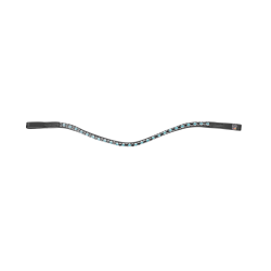 Frontal Glam nero X-Line Waldhausen Nero / blu petrolio / nero