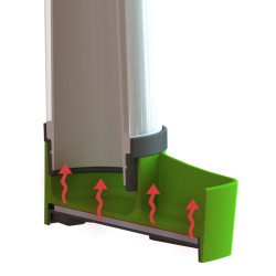 Abbeveratoio riscaldato per piccoli animali NoFrost Superior 2.0 Kerbl Hobbyfarming Verde