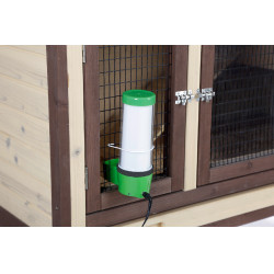 Abbeveratoio riscaldato per piccoli animali NoFrost Superior 2.0 Kerbl Hobbyfarming Verde