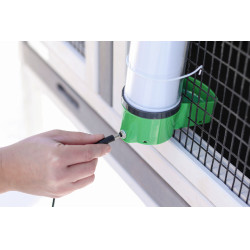 Abbeveratoio riscaldato per piccoli animali NoFrost Superior 2.0 Kerbl Hobbyfarming Verde