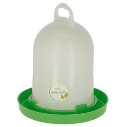 Abbeveratoio in plastica Kerbl Hobbyfarming Bianco / verde