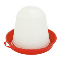Abbeveratoio in plastica Kerbl Hobbyfarming Bianco / rosso