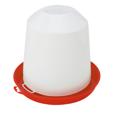 Abbeveratoio in plastica Kerbl Hobbyfarming Bianco / rosso